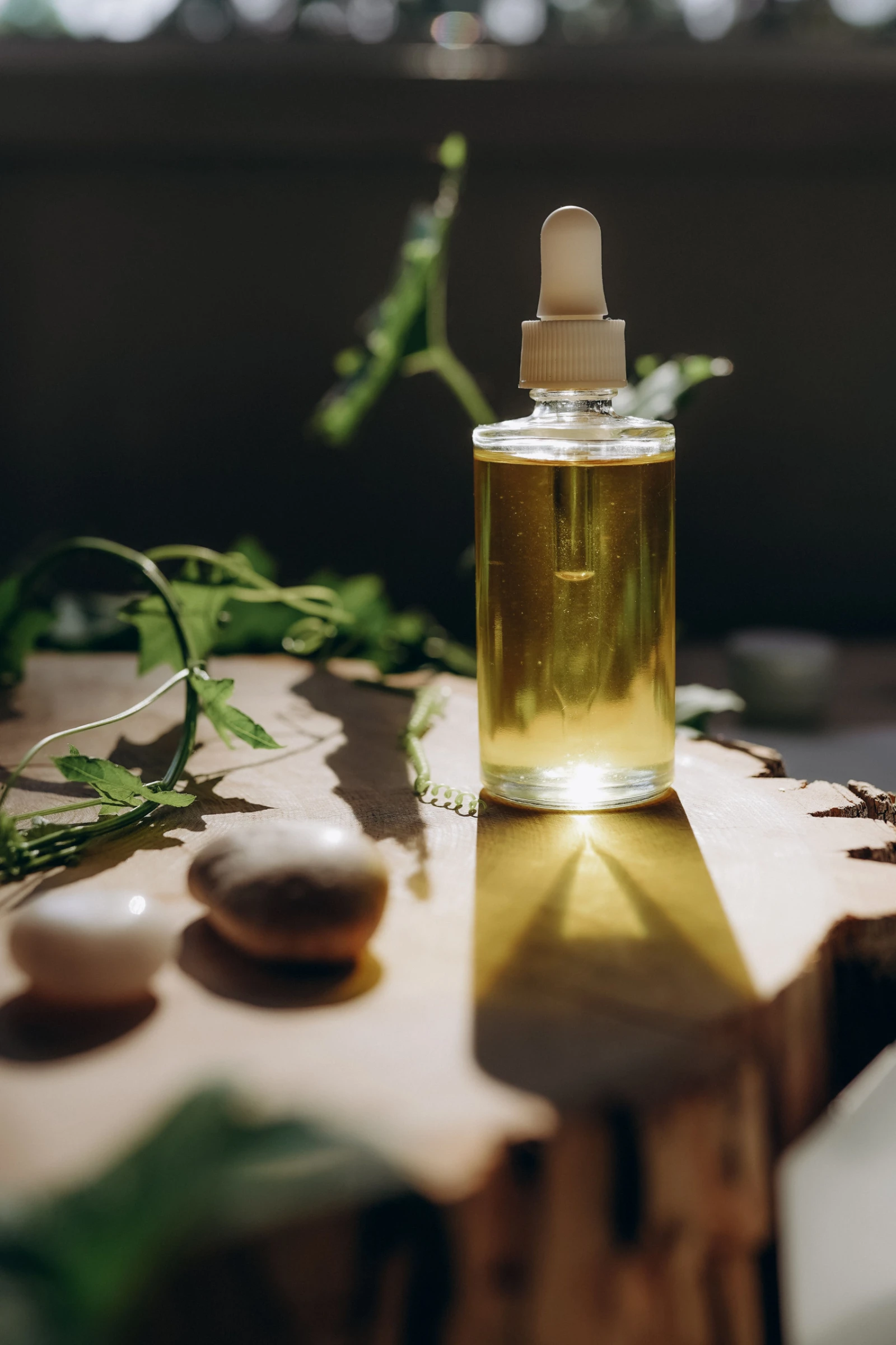 Traditional Ayurvedic shirodhara treatment with warm oil being poured on the forehead