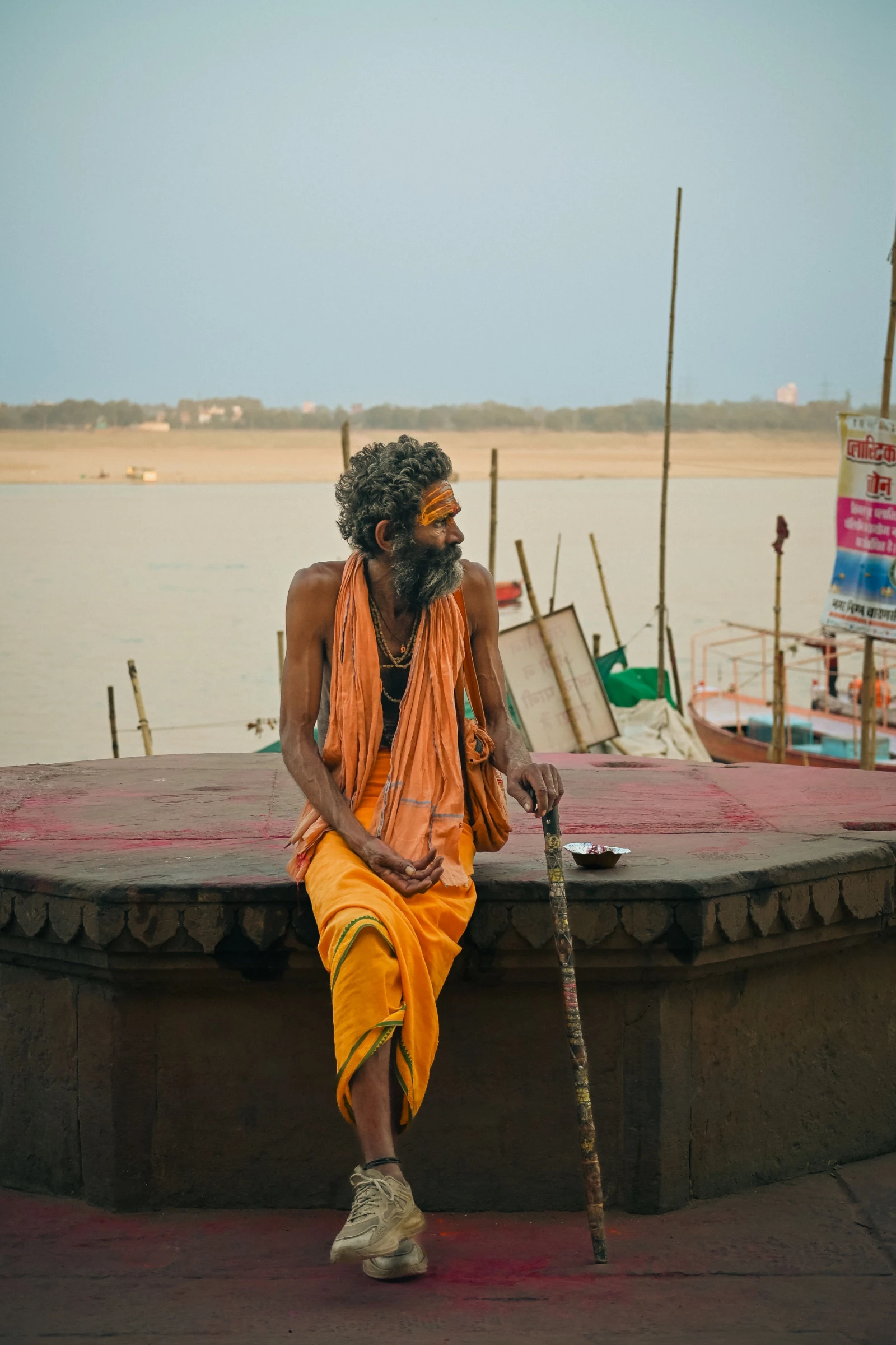 The Ganga aarti ceremony at Dashashwamedh Ghat in Varanasi